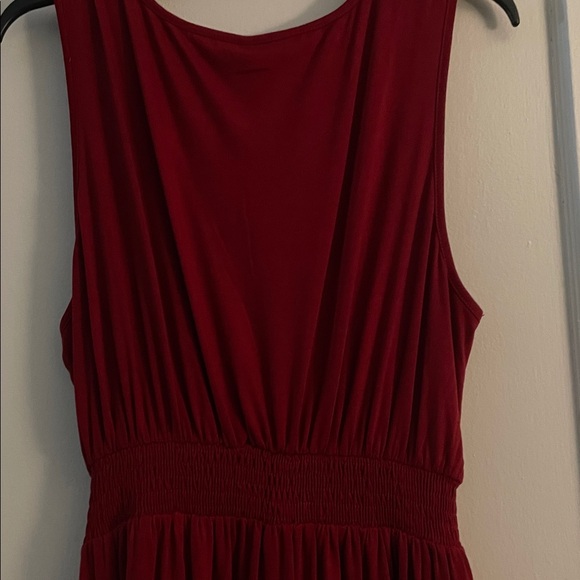 NWT DEEP SELF Women's Summer Maxi Dress Wrap Twist V Neck Front Split - Picture 7 of 8